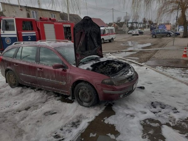 Очередной автомобиль загорелся на Брестчине Очередной автомобиль загорелся на Брестчине