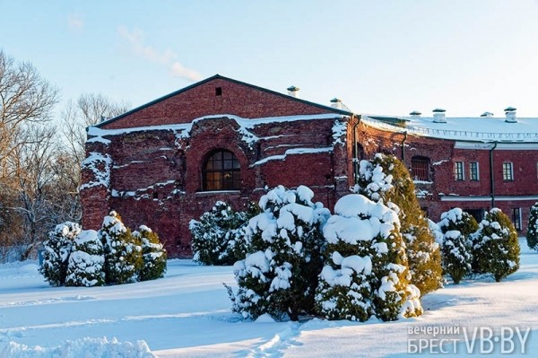 Пейзажи зимней Брестской крепости