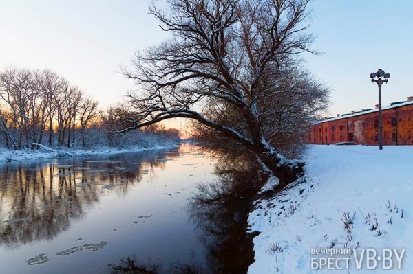 Пейзажи зимней Брестской крепости