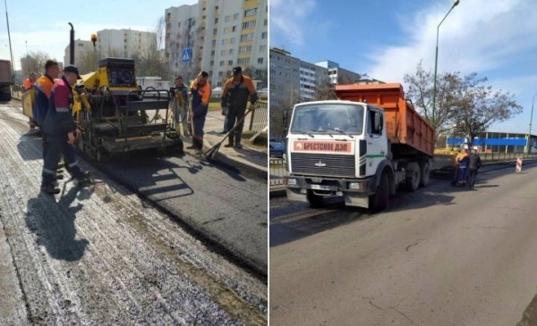 В Бресте приступили к сплошному асфальтированию участков на улицах Лейтенанта Рябцева и Гродненской В Бресте приступили к сплошному асфальтированию участков на улицах Лейтенанта Рябцева и Гродненской