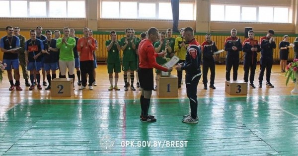 В Бресте прошел чемпионат органов пограничной службы Беларуси по мини футболу