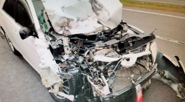 ДТП в попутном направлении: под Кобрином легковая Toyotа столкнулась с микроавтобусом Ford