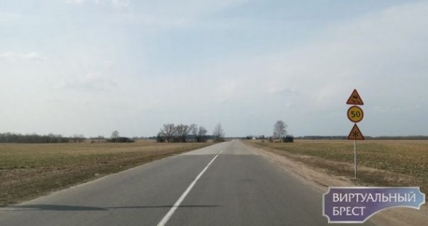 Бетонная дорога, которую возвели с целью эксперимента под Брестом, за шесть лет даже не поцарапалась