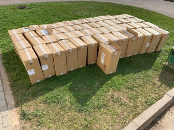 В Литве нашли белорусские сигареты на более чем 100 тыс. евро в вагоне с удобрениями