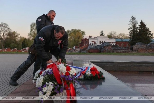 Словацкие байкеры побывали в Брестской крепости
