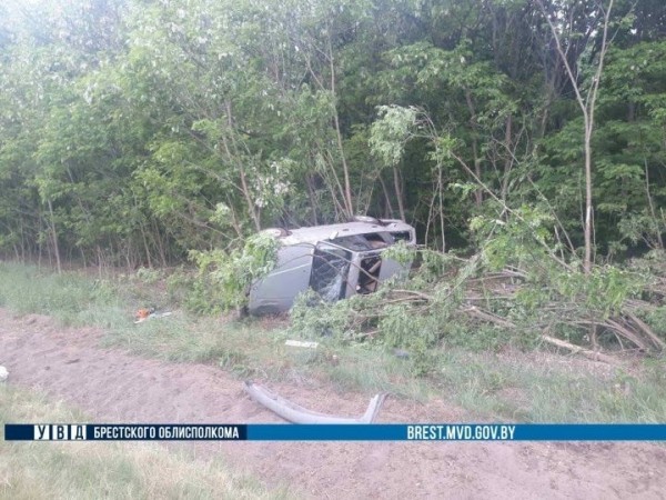 В Брестской области водитель-бесправник съехал в кювет В Брестской области водитель-бесправник съехал в кювет