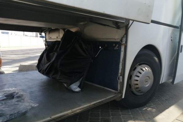 Для автобусов, курсирующих из Бреста в Беловежскую пущу, закупили специальные велочехлы и крепления для велосипедов