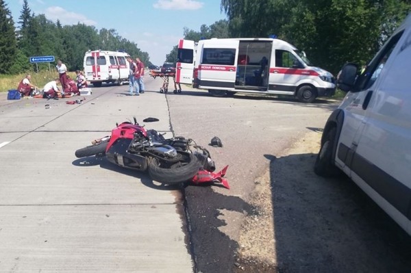 Страшная авария под Минском: погибли мотоциклист и его пассажирка