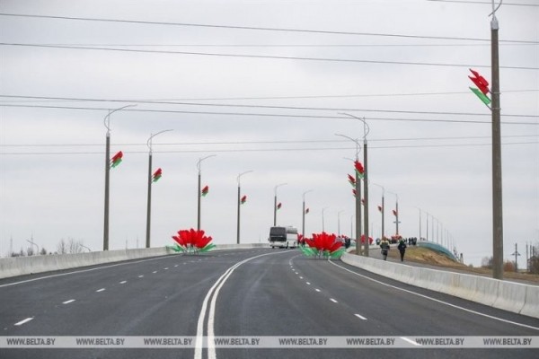 В Кобрине открыли движение по обновленному мосту через Мухавец