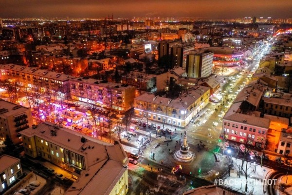 Посмотрите, как сегодня выглядит зимний Брест с высоты
             
                Посмотрите, как сегодня выглядит зимний Брест с высоты