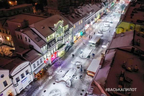 В Бресте выпал снег
             
                В Бресте выпал снег