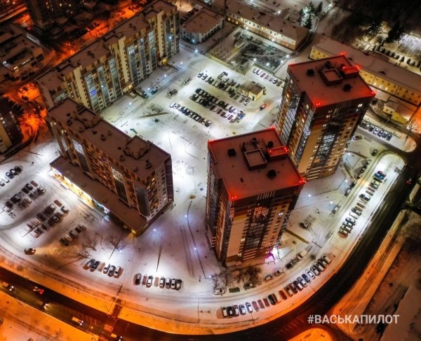 Посмотрите, как сегодня выглядит зимний Брест с высоты
             
                Посмотрите, как сегодня выглядит зимний Брест с высоты