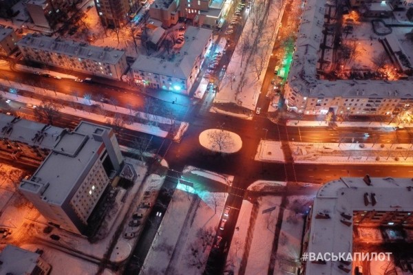 Посмотрите, как сегодня выглядит зимний Брест с высоты
             
                Посмотрите, как сегодня выглядит зимний Брест с высоты