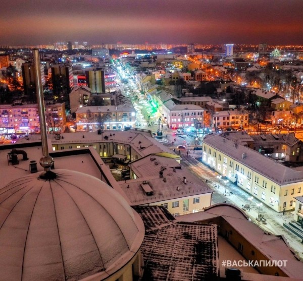 Посмотрите, как сегодня выглядит зимний Брест с высоты
             
                Посмотрите, как сегодня выглядит зимний Брест с высоты