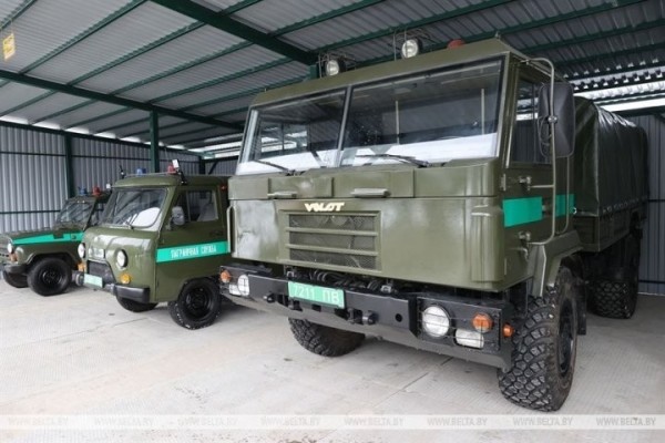 На границе с Украиной В Малоритском районе открыли новую модульную погранзаставу На границе с Украиной В Малоритском районе открыли новую модульную погранзаставу