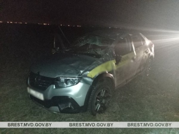 Пьяный житель Бреста не справился с управлением такси Пьяный житель Бреста не справился с управлением такси