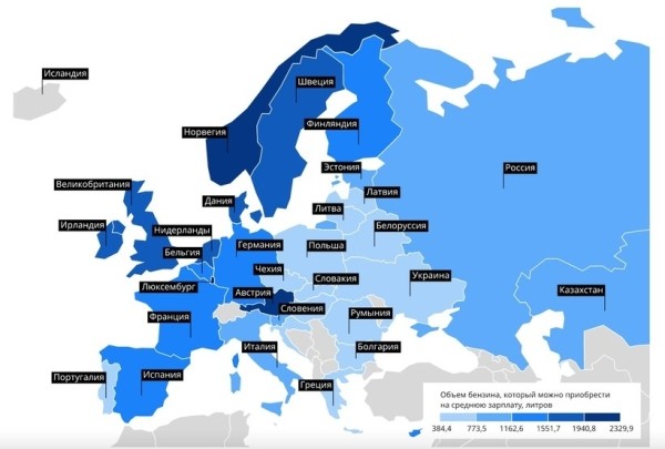 Сколько литров бензина может купить средний белорус? Сколько литров бензина может купить средний белорус?