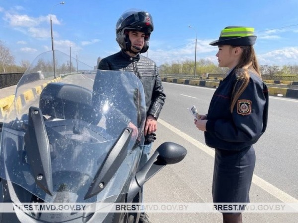 С начала года в Брестской области к административной ответственности привлечены 858 водителей мототранспорта С начала года в Брестской области к административной ответственности привлечены 858 водителей мототранспорта