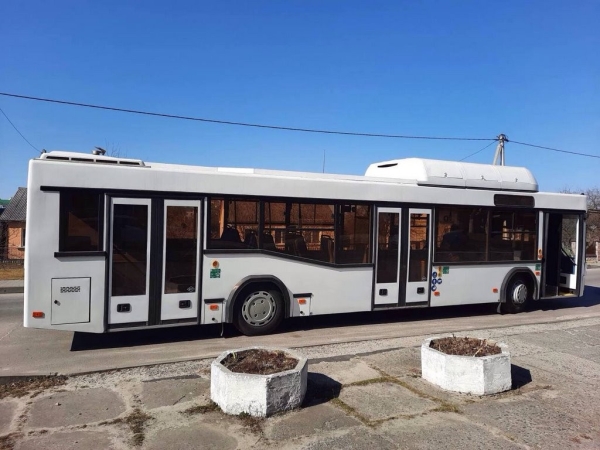 В Бресте новый экологически чистый и экономичный автобус МАЗ-103, работающий на метане