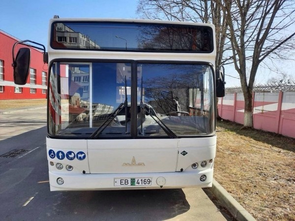 В Бресте новый экологически чистый и экономичный автобус МАЗ-103, работающий на метане