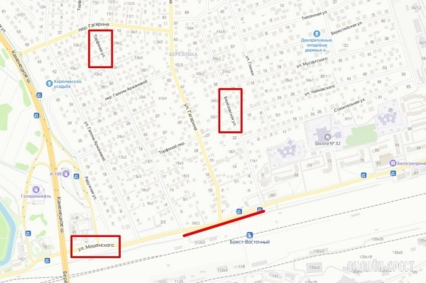 Временное ограничение движения транспорта вводится по улице Мошенского (от улицы Торфяной до улицы Березовской) Временное ограничение движения транспорта вводится по улице Мошенского (от улицы Торфяной до улицы Березовской)