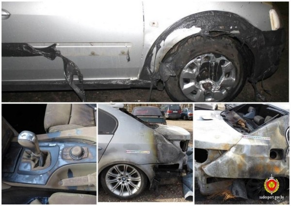 BMW загорелась на стоянке автохауса, пострадали соседние авто. В чем была причина? BMW загорелась на стоянке автохауса, пострадали соседние авто. В чем была причина?