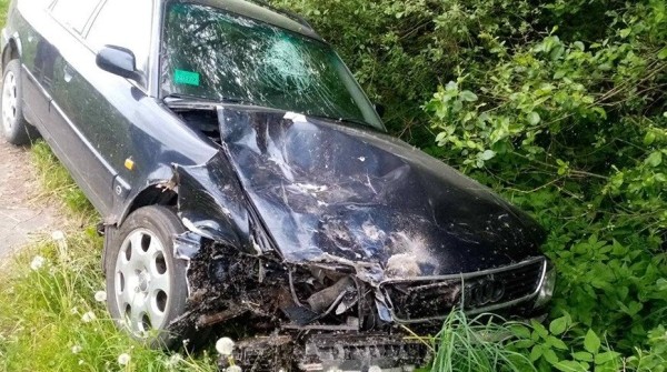 Легковушка врезалась в машину ГАИ в Ивацевичском районе Легковушка врезалась в машину ГАИ в Ивацевичском районе