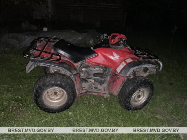 В Столинском районе травмирован водитель квадроцикла В Столинском районе травмирован водитель квадроцикла