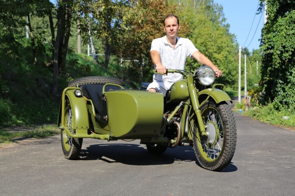 Считай, музейный экспонат! Белорус заморочился и вложил $10 тысяч в мотоцикл М-72 1953 г. в.