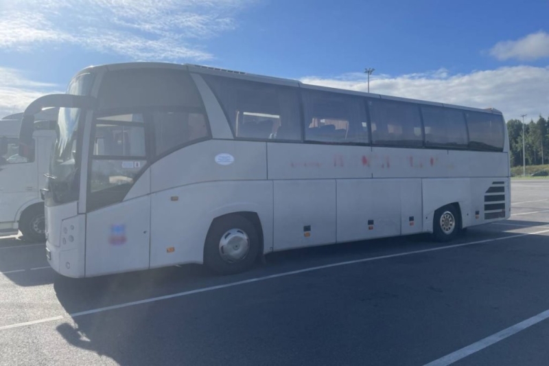 Литовская таможня задержала рейсовый автобус МАЗ за контрабанду наличных и сигарет