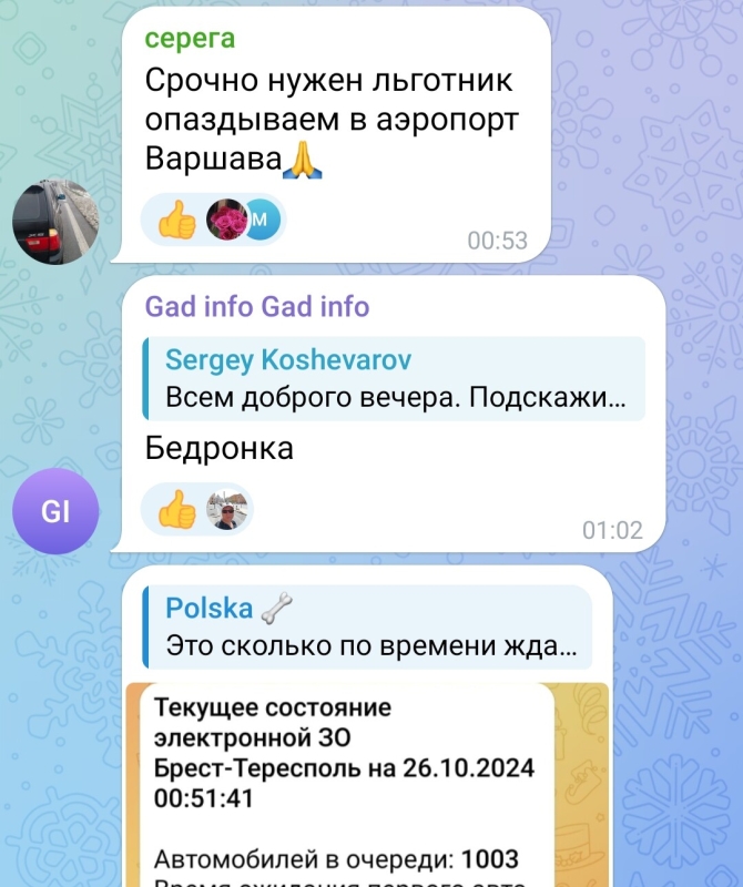 «Возьму льготника из Бреста в Варшаву бесплатно». Белорусы придумали новый способ заработать на прохождении границы